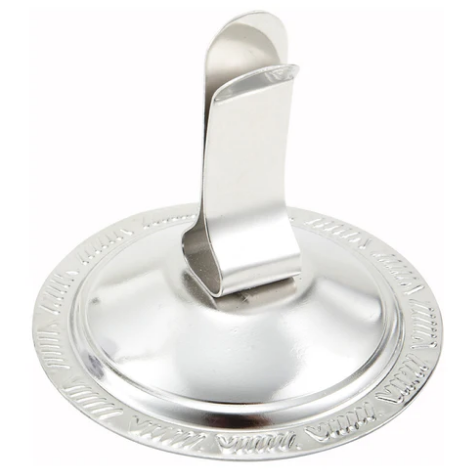 Winco MH-2C Stainless Steel Menu Holder Clip 2.5" x 2.5" Winco