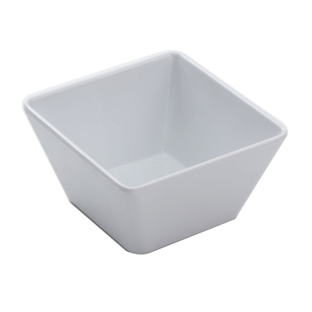 American Metalcraft MELSQ53 5" X 3" 23 Oz Square Bowl Melamine