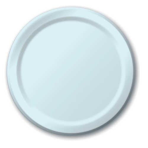 7" Round Pastel Blue Paper Plates