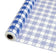 Blue Gingham 40" X 150' Roll Tablecover