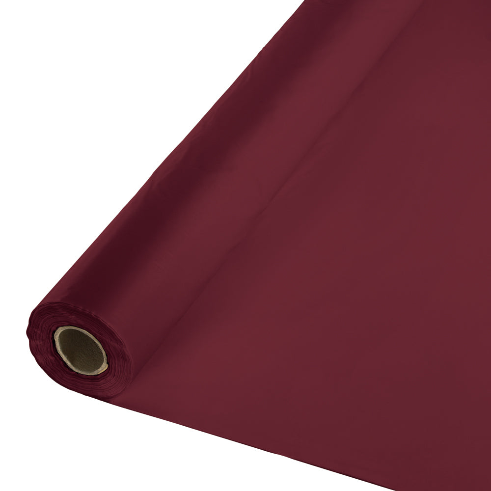 Burgundy 40 X 150 Roll Tablecover