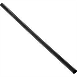 7.75" Black Jumbo Straws – Individually Wrapped Plastic Straws