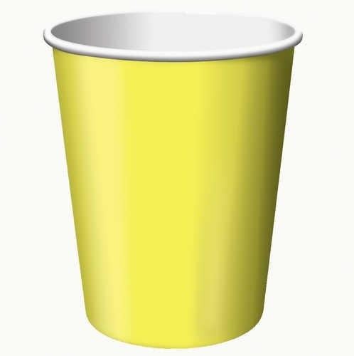 Creative Converting 9 Oz Mimosa Yellow Paper Cups