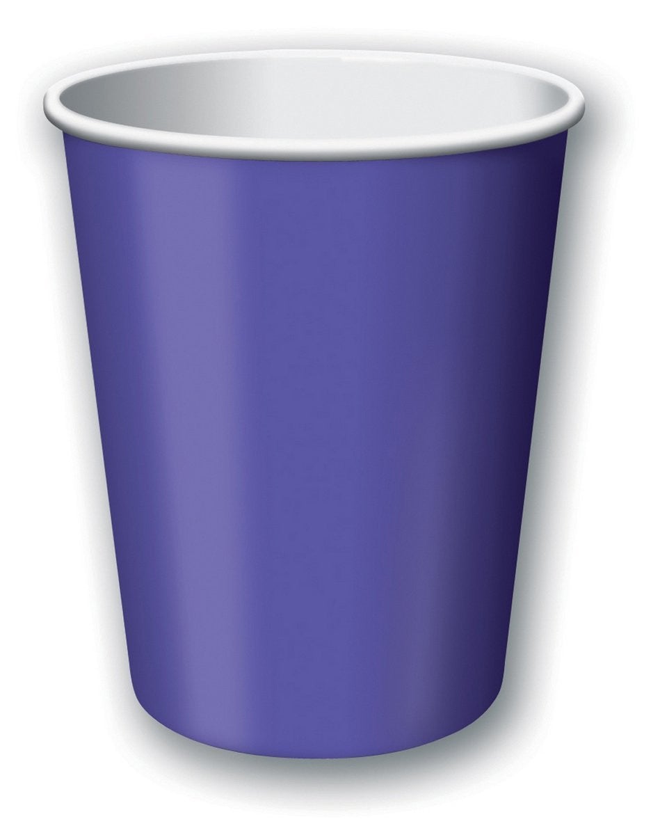 9 Oz Purple Paper Cups