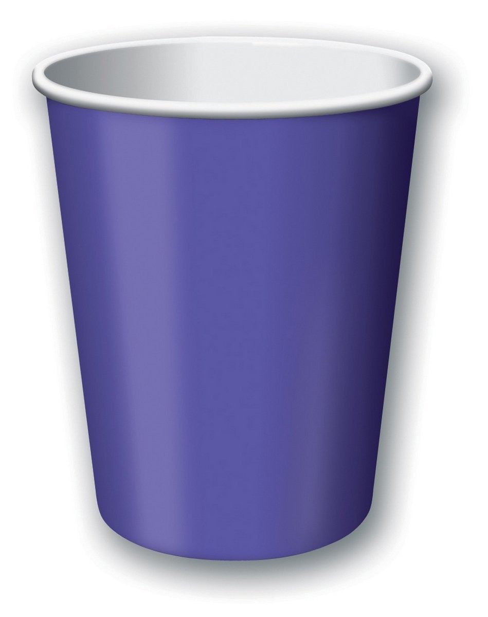 Creative Converting 9 Oz Purple Paper Cups
