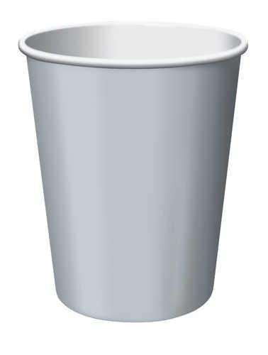 Creative Converting 9 Oz Silver Paper Cups