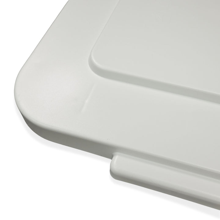 Carlisle 341541-02 40 Gallon White Square Waste Container Lid