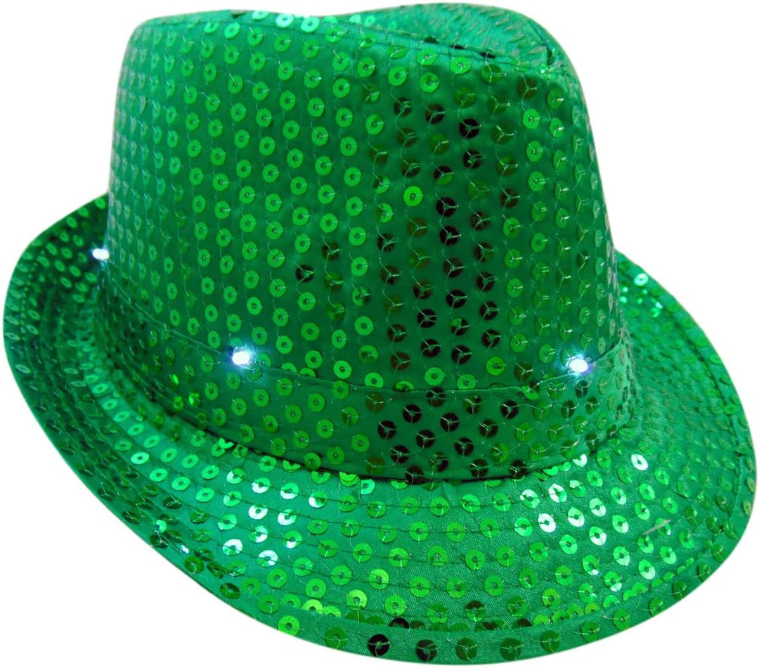 Magic Seasons 3 Function Light Up Flashing Led St Patricks Day Hat