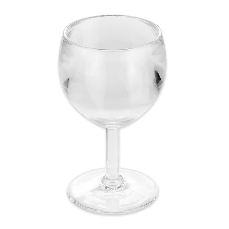 G.E.T. SW-1406-1-CL 8 oz SAN Plastic Wine Glass
