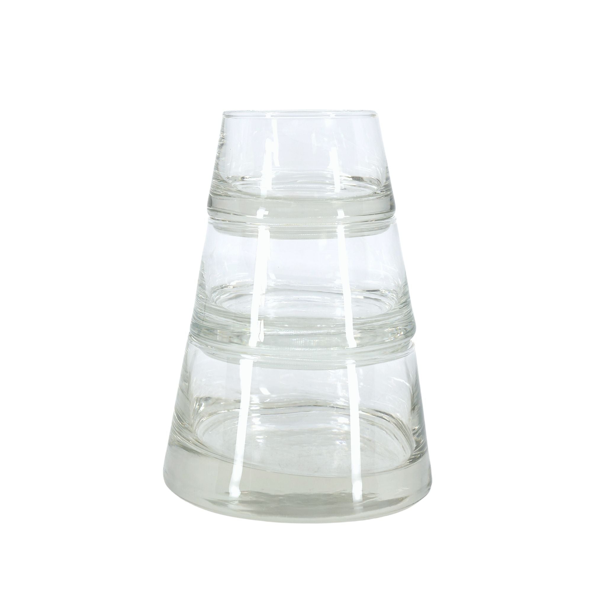 Durobor 797/80 Vertigo 3 Piece Pyramid Glass Bowl Shop Tabletop...