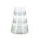 Durobor 797/80 Vertigo 3 Piece Pyramid Glass Bowl Stacking Set