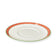 Dudson 2QDT101G White 6.5" Saucer with Terracotta and Green Band Wrap
