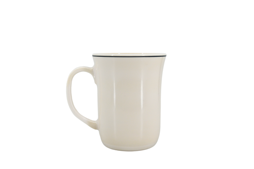 Cardinal 48027 10 oz Grey Band Reception Mug