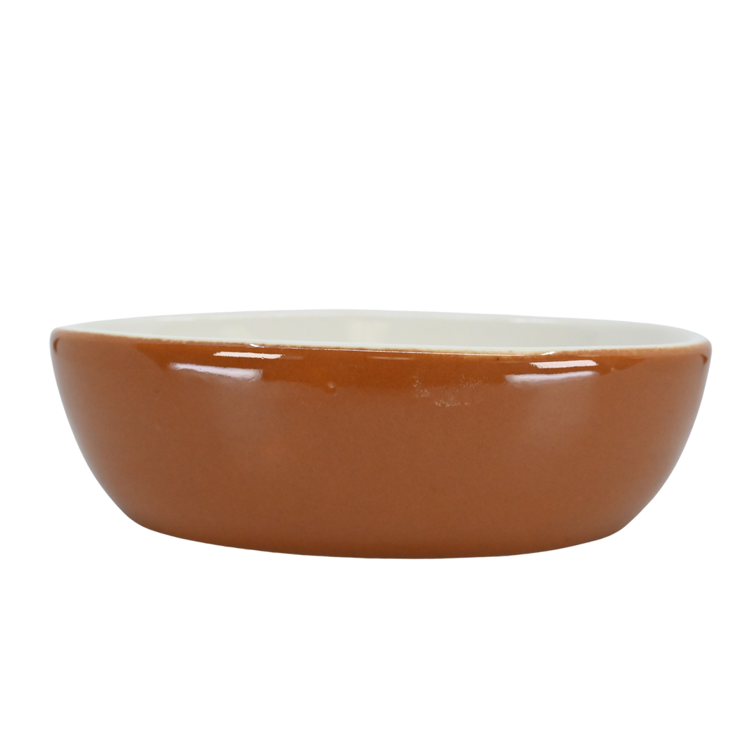 Diversified Ceramics DC534 12 oz Fort Pitt Baker Hotel Brown and White