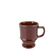 Diversified Ceramics DC125 8 oz Footed Stacking Mug Loredo Brown