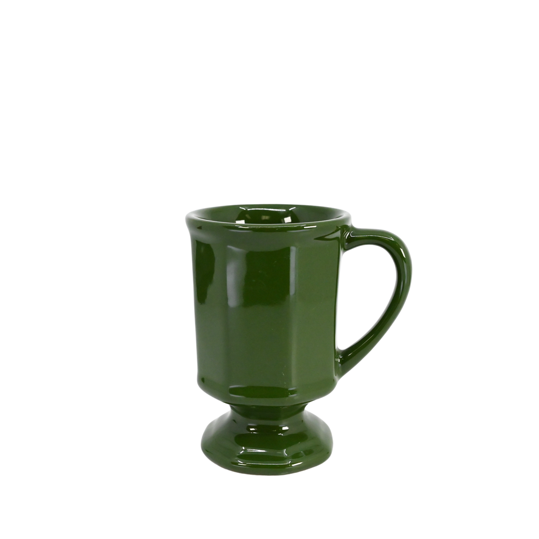 Diversified Ceramics DC145 9 oz Hotel Green Footed Executive Mug