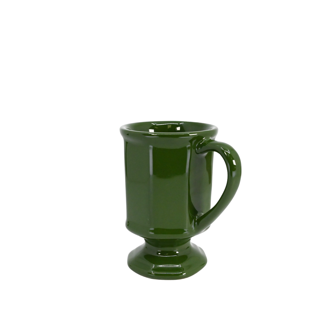 Diversified Ceramics DC145 9 oz Hotel Green Footed Executive Mug