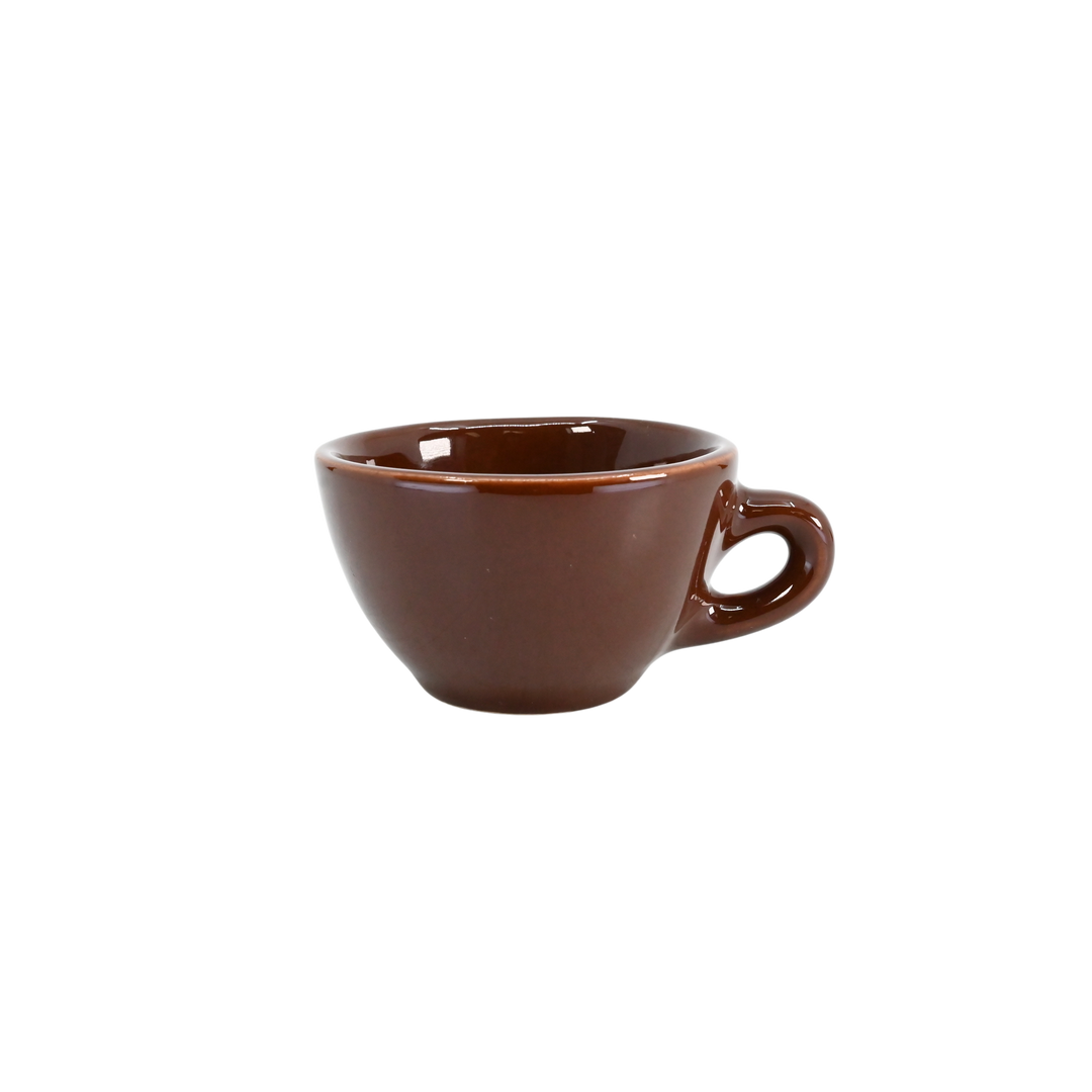 Diversified Ceramics DC129 3 oz Chocolate Brown Barista Espresso Cup