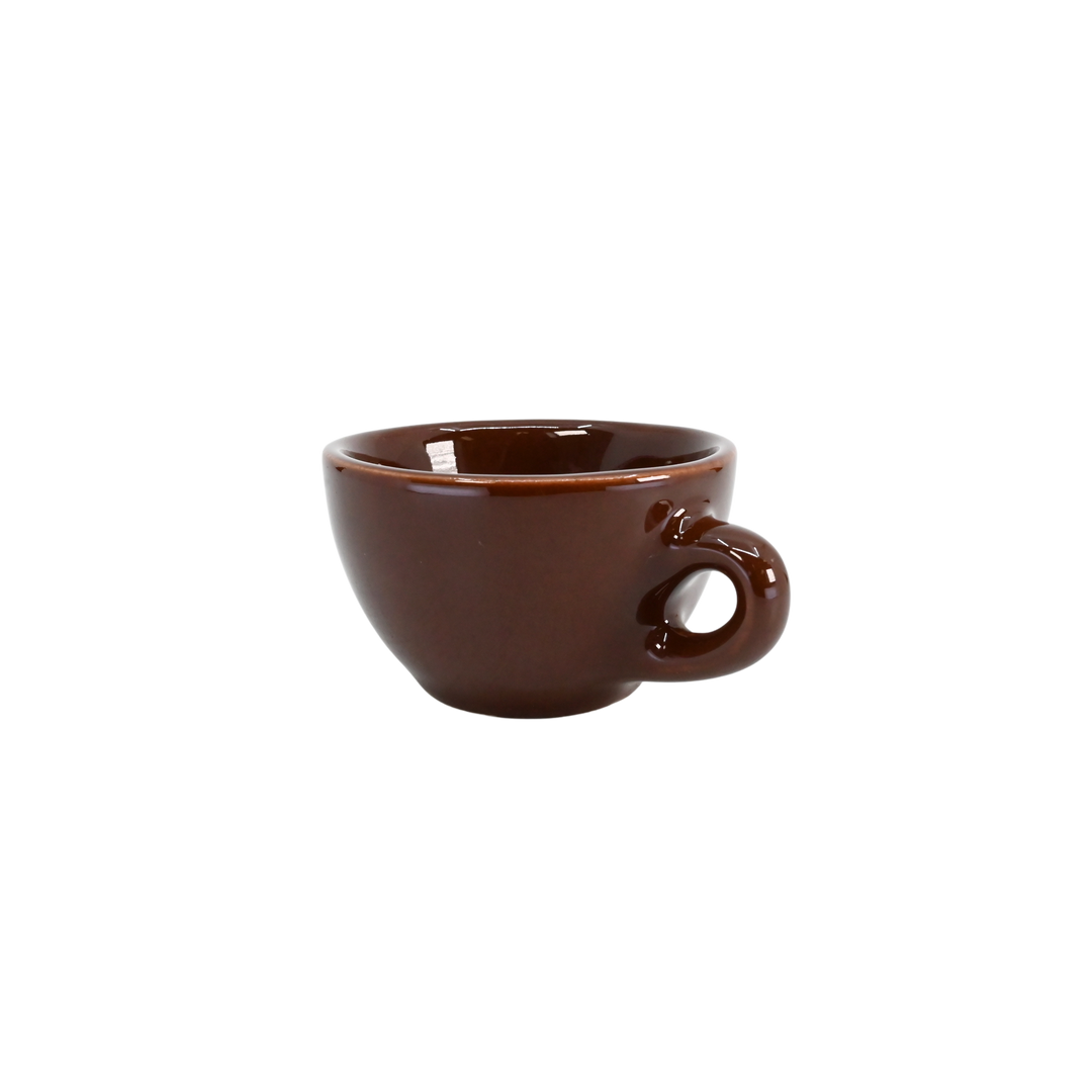 Diversified Ceramics DC129 3 oz Chocolate Brown Barista Espresso Cup