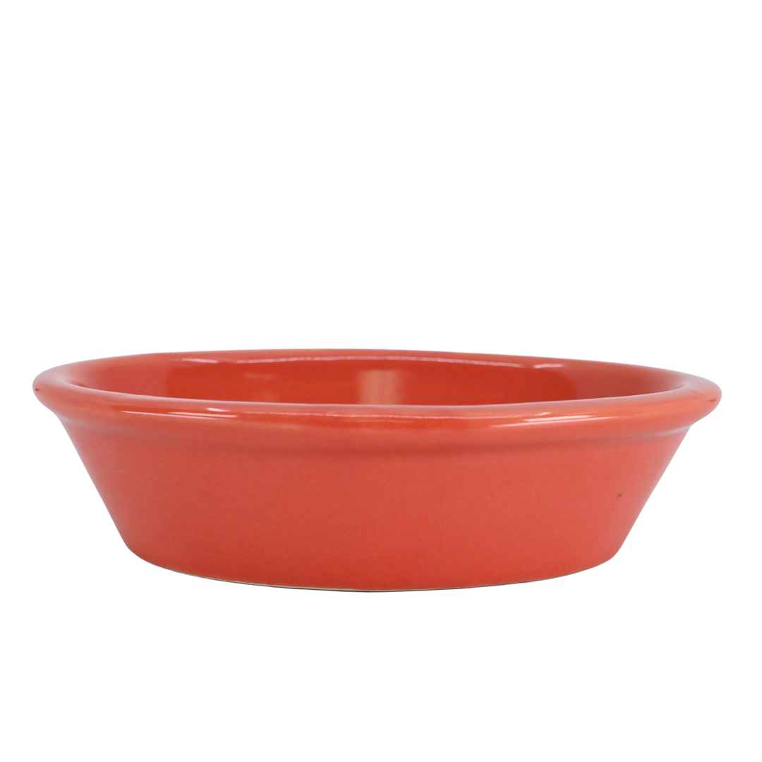 Diversified Ceramics DC536 9 oz Rolled Edge Oval Baker Persimmon