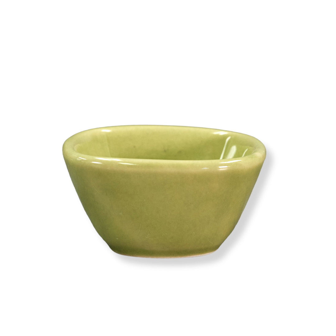 Diversified Ceramics DC359 Apple Green 2 oz Square Ramekin