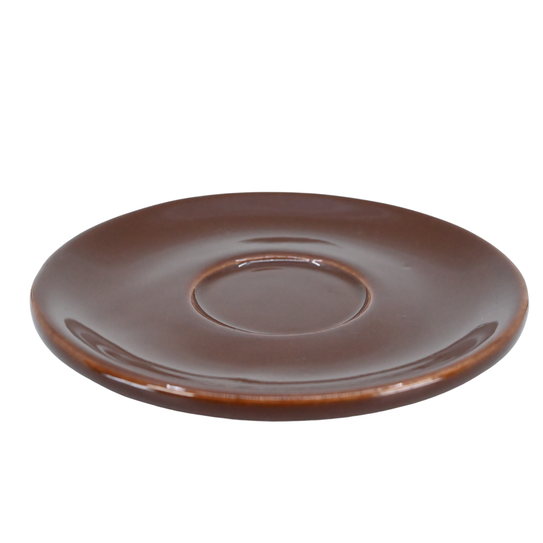 Diversified Ceramics DC130 Barista Espresso Saucer Chocolate Brown