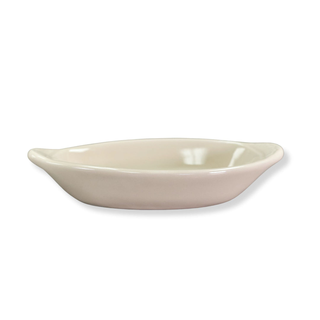 Diversified Ceramics DC626 4.5 oz Ivory Embossed Welsh Rarebit