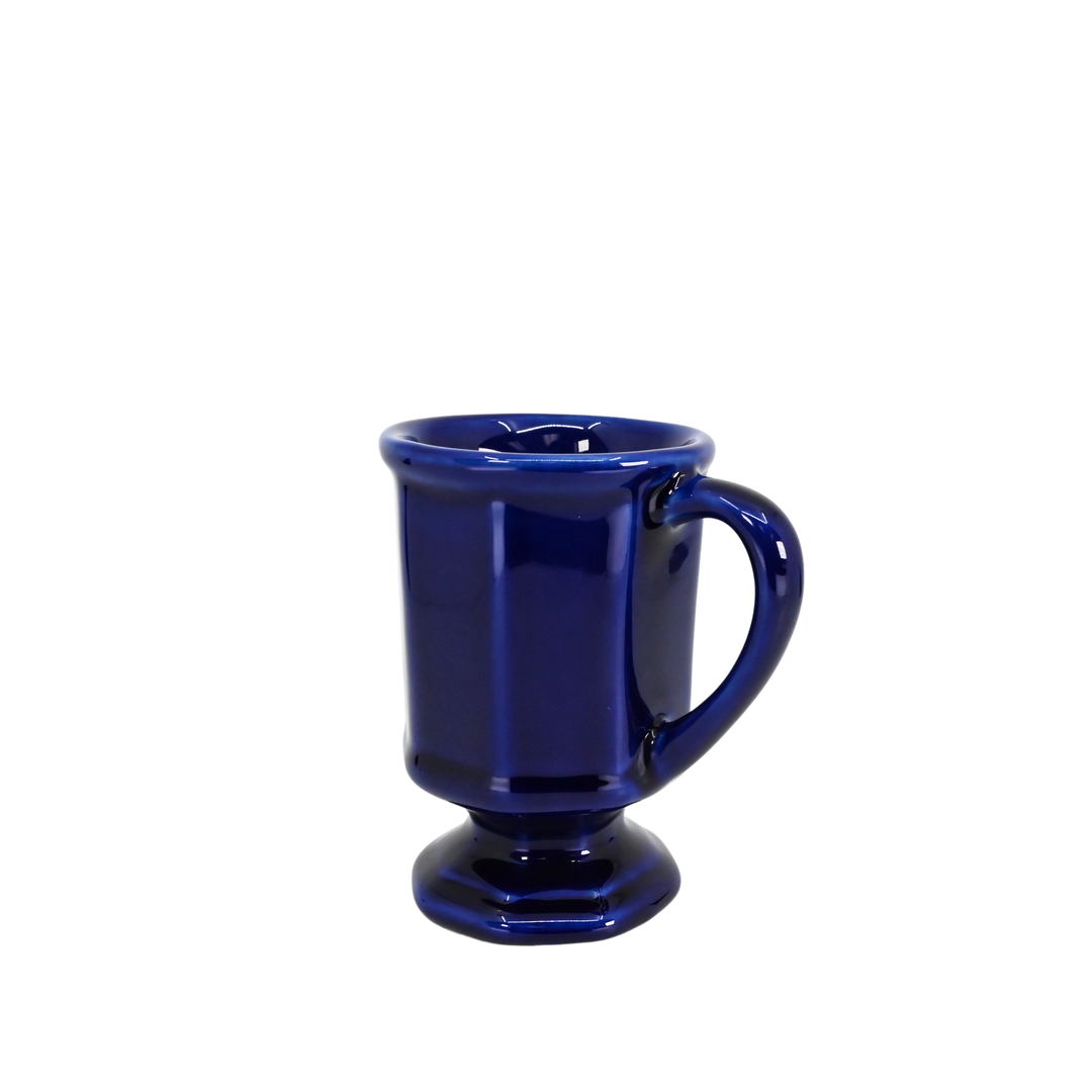 Diversified Ceramics DC145 9 oz Cobalt Blue Footed Executive Mug