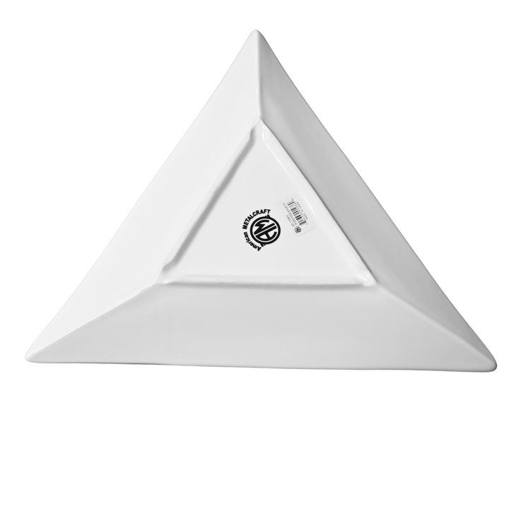 American Metalcraft CTRP3 15" Ceramic Tri Sided Plate