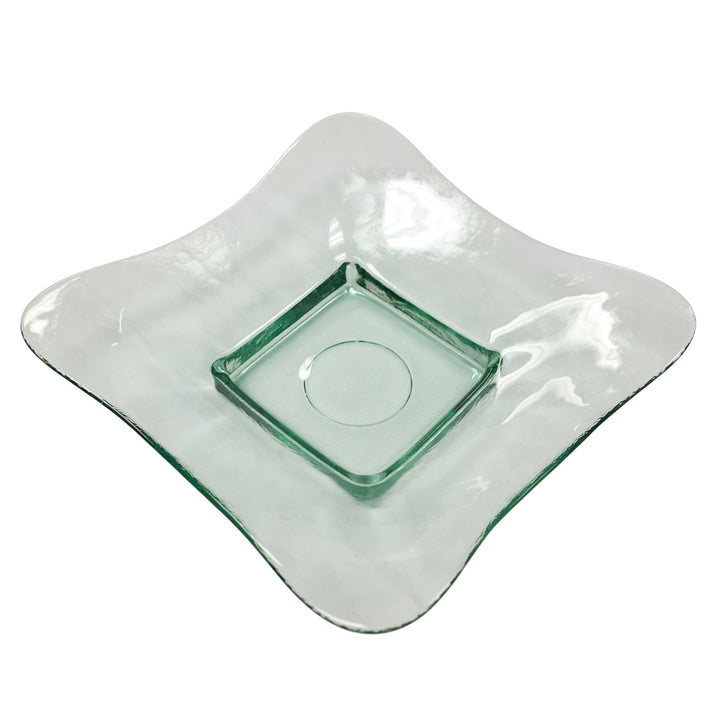 American Metalcraft GT1313 Glacier 13" Square Glass Bowl