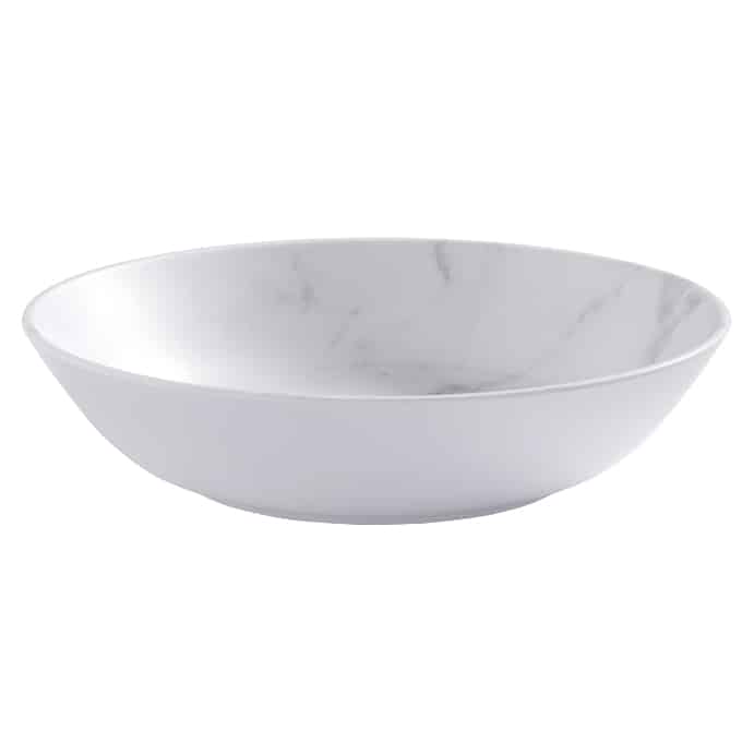 American Metalcraft MCB12MA Mix and Matte White 6" x 1.5" Melamine 12 oz Bowl