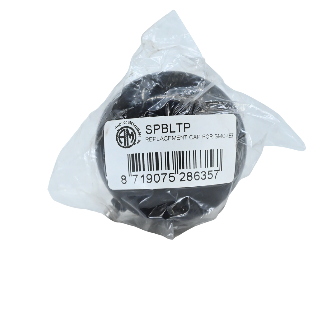 American Metalcraft SPBLTP Black Replacement Cap for Smoker Pole