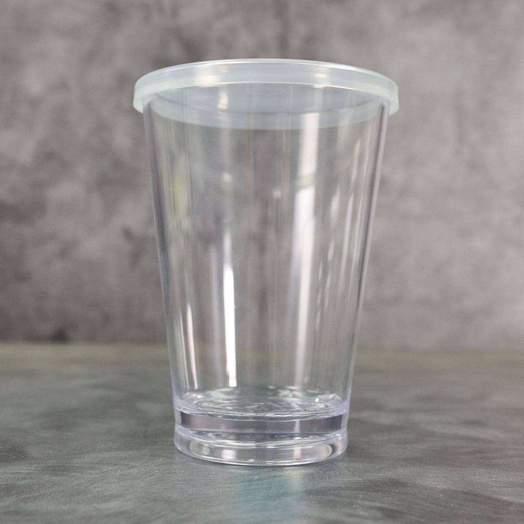 American Metalcraft PTL14 Takeout Tumbler with Lid 14 oz