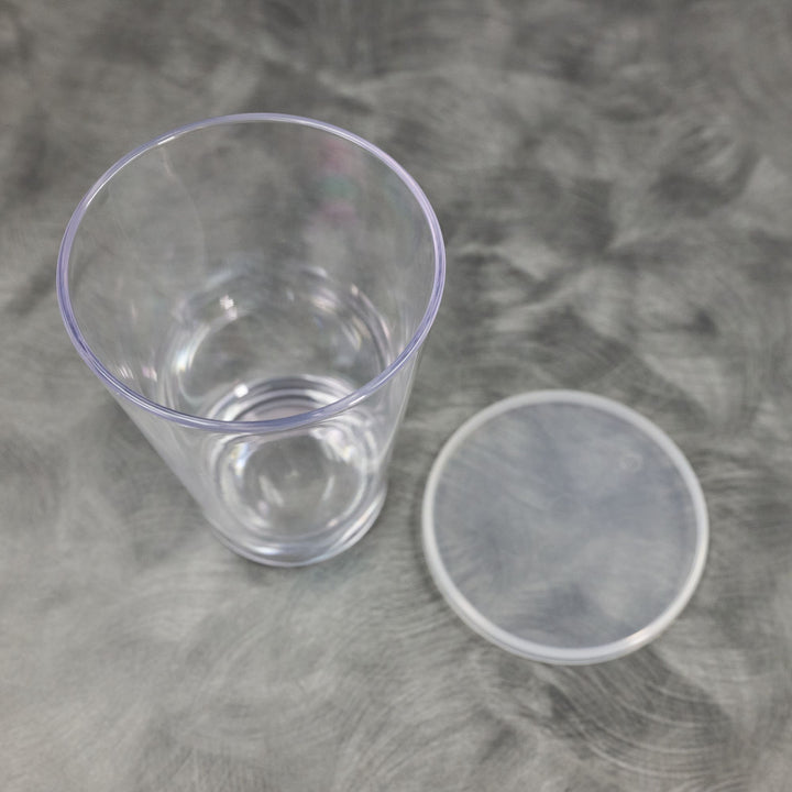 American Metalcraft PTL14 Takeout Tumbler with Lid 14 oz