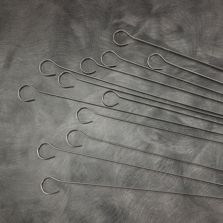 American Metalcraft 24014 14" Stainless Steel Skewers 12 Pack
