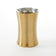 American Metalcraft GDWW5 Gold Plated Double Wall Satin Stainless Steel Champagne Chiller