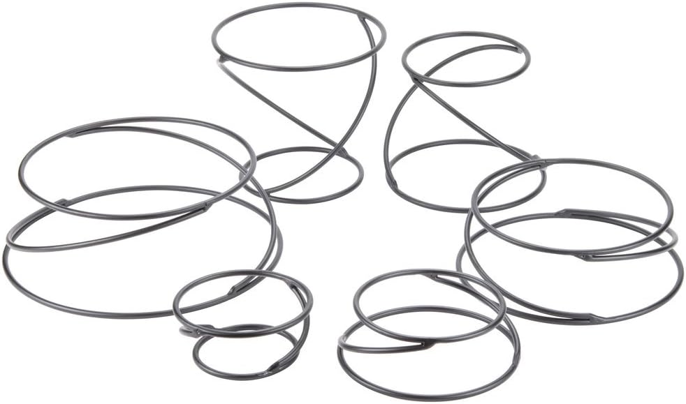 American Metalcraft LWUS6 Wrought Iron Riser Set of 6