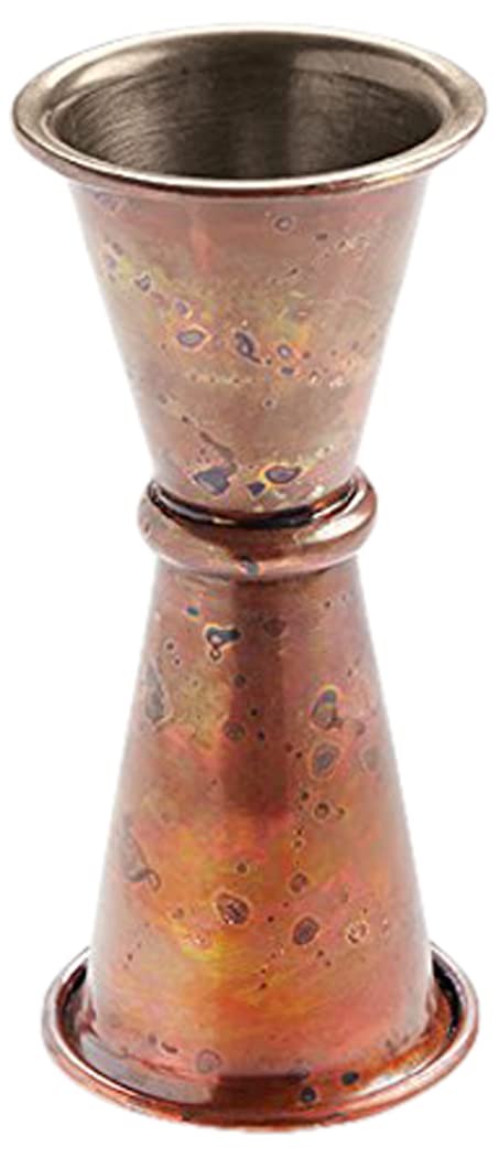 American Metalcraft ACJ 1 oz x 2 oz Antique Copper Jigger