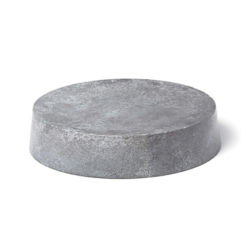 American Metalcraft GM95 10.125" x 2.125" Faux Greystone Melamine Round Riser