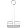 American Metalcraft WSPR3C Chrome Salt and Pepper Rack 5.75" x 2.25" x 12"