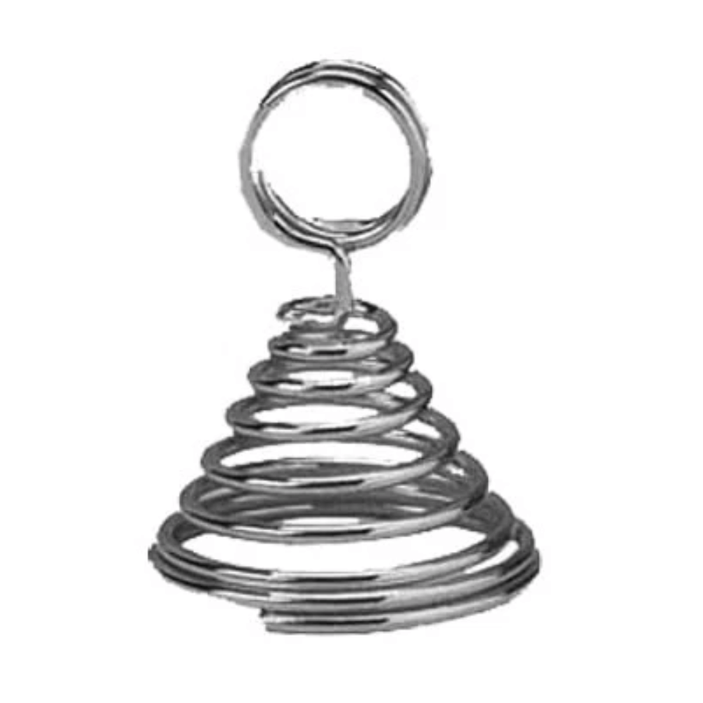 American Metalcraft SNC1 3" Spiral Chrome Card Holder