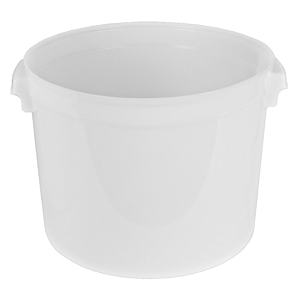 Parade Plastics H1601200 Round 16 Quart Natural Storage Container