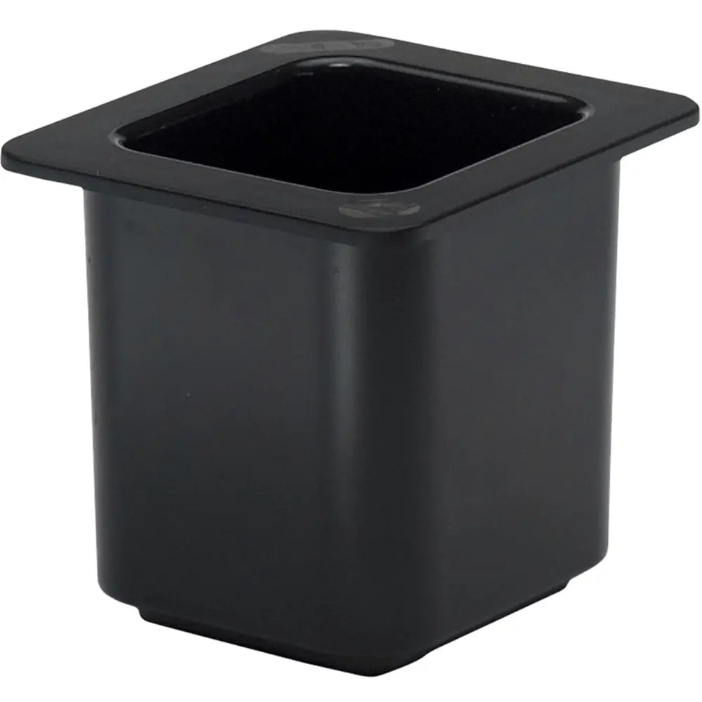 Cambro 66CF110 ColdFest 1/6 Size Black Food Pan, 6" Deep