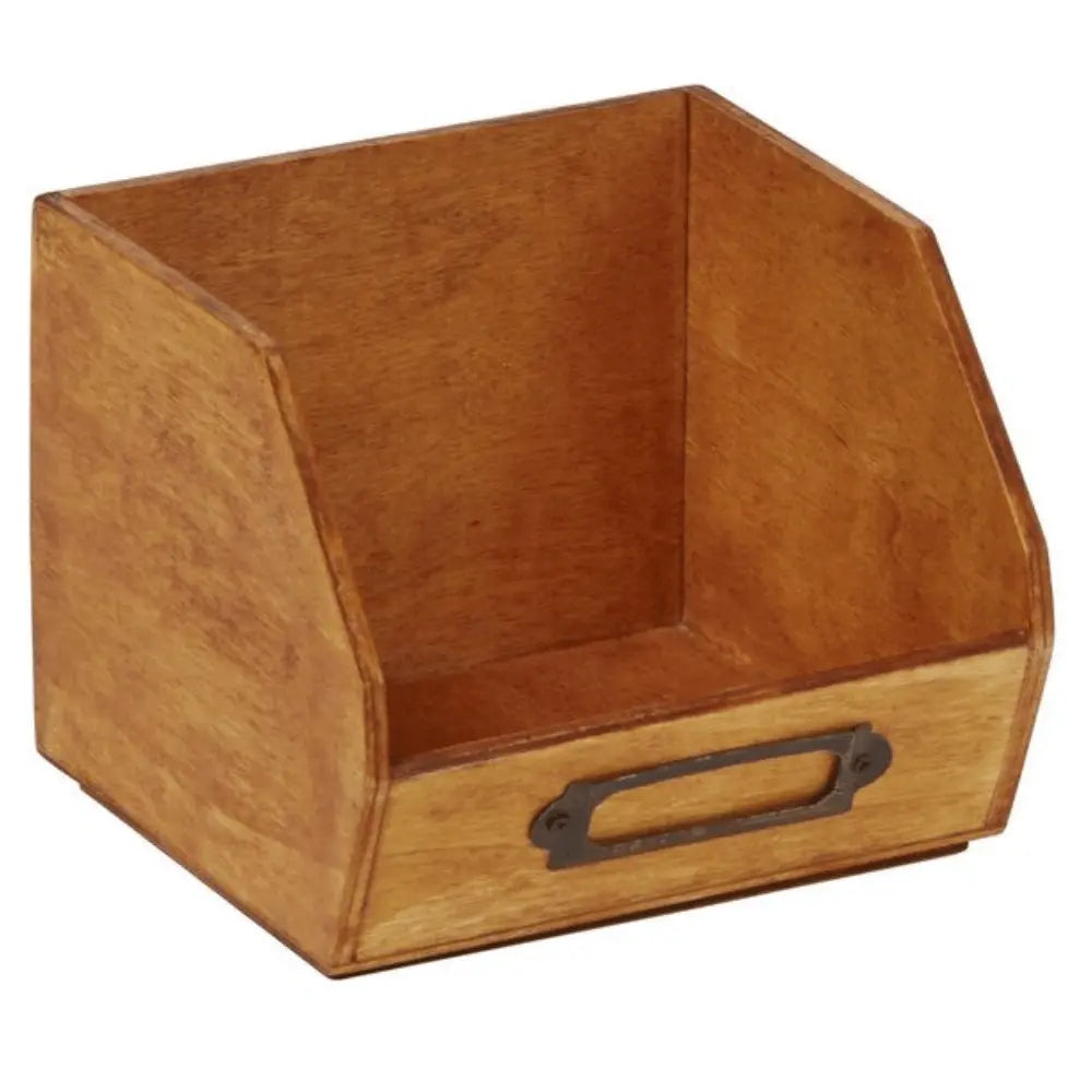 American Metalcraft PWB45 Wood Poplar Condiment Caddy, Natural