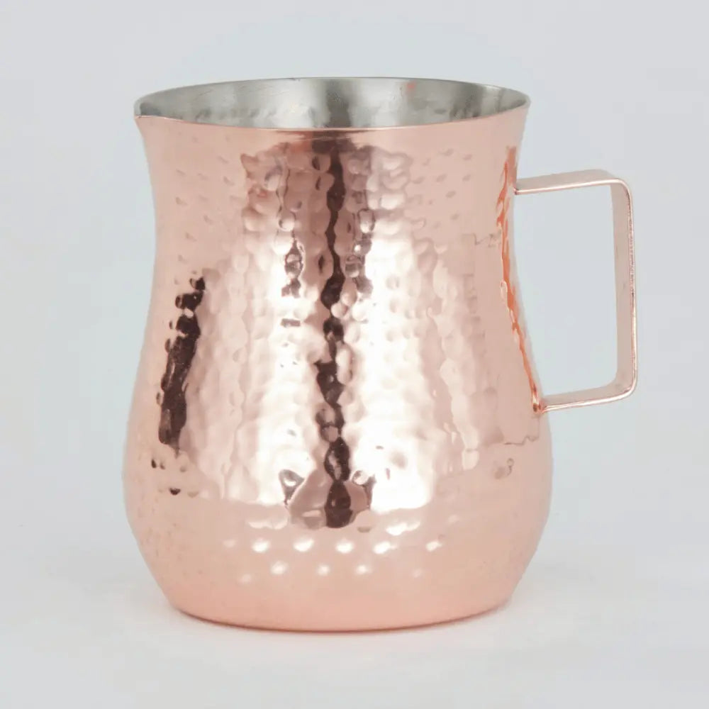 American Metalcraft Hammered Copper Creamer 4 oz Stainless Steel