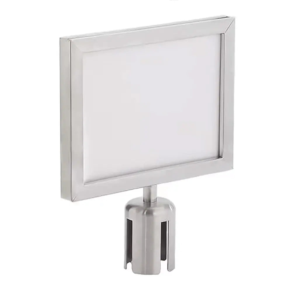 American Metalcraft RBHSIGNS Retractable Barrier Sign Horizontal