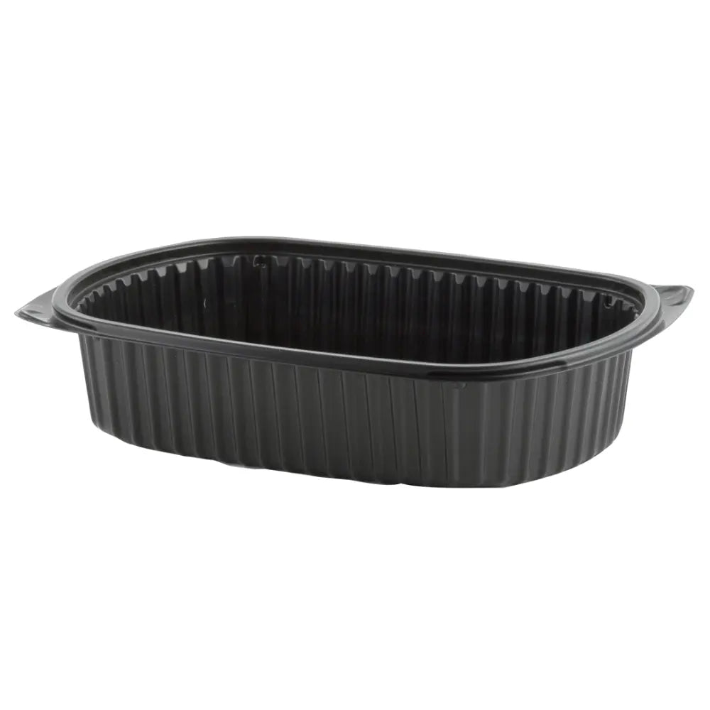 Anchor Packaging MicroRaves 48 oz Black Microwavable Container Bottom