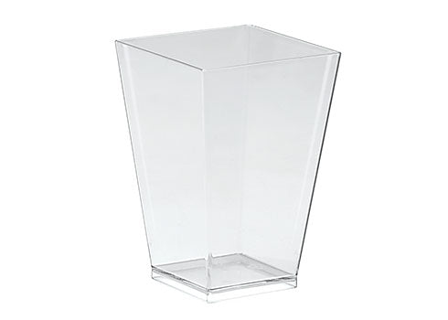 WNA APTSQSHOT35 Petites 3.5 oz Square Plastic Tasting Cup