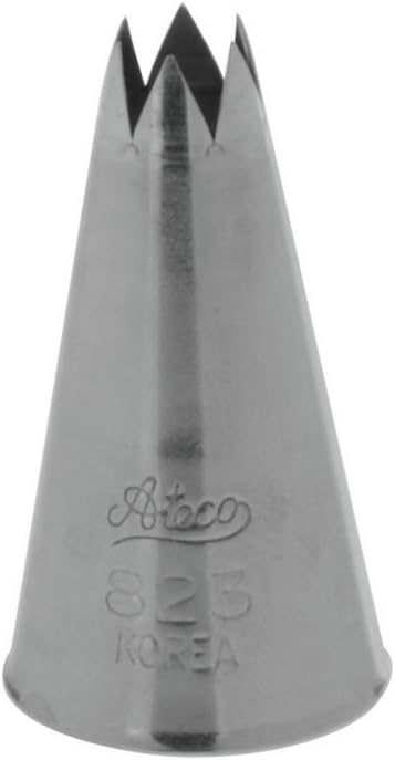 Ateco 823 Open Star Pastry Tip Stainless Steel | 5/16 in.
