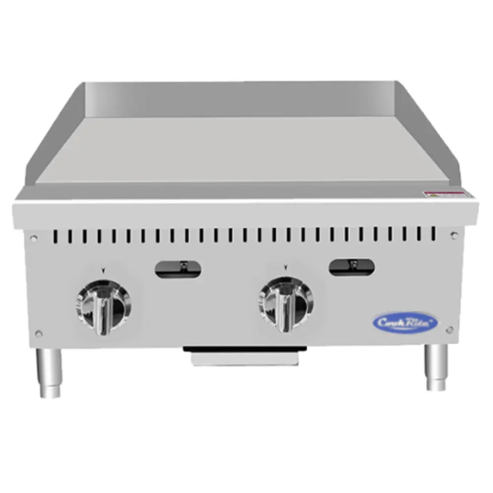 Atosa 24 Inch Thermostatic Countertop Griddle 50000 BTU ATTG-24